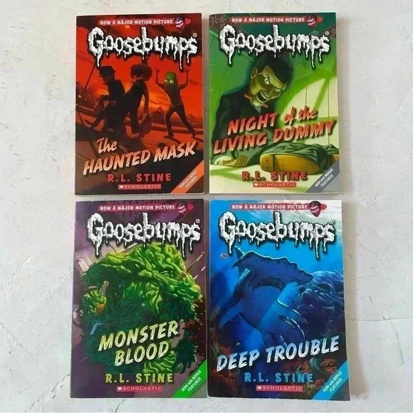 Goosebumps Scholastic R.L. Stein Paperback Lot of 4 Books - Picture 1 of 7